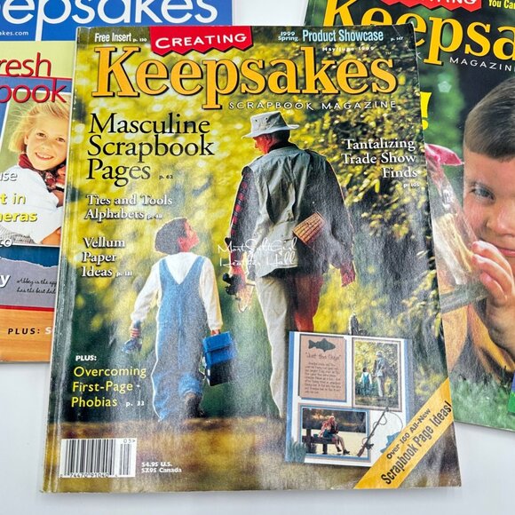 Creating Keepsakes 3 Scrapbook Magazines Crafting Photos - Picture 2 of 13